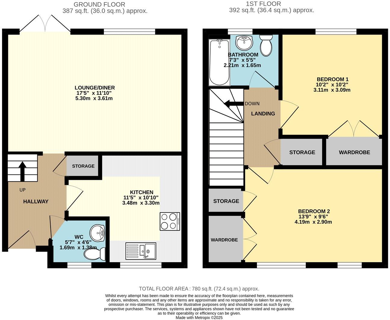 Larkspur Way, Isleham, Cambridgeshire, CB7 floorplan