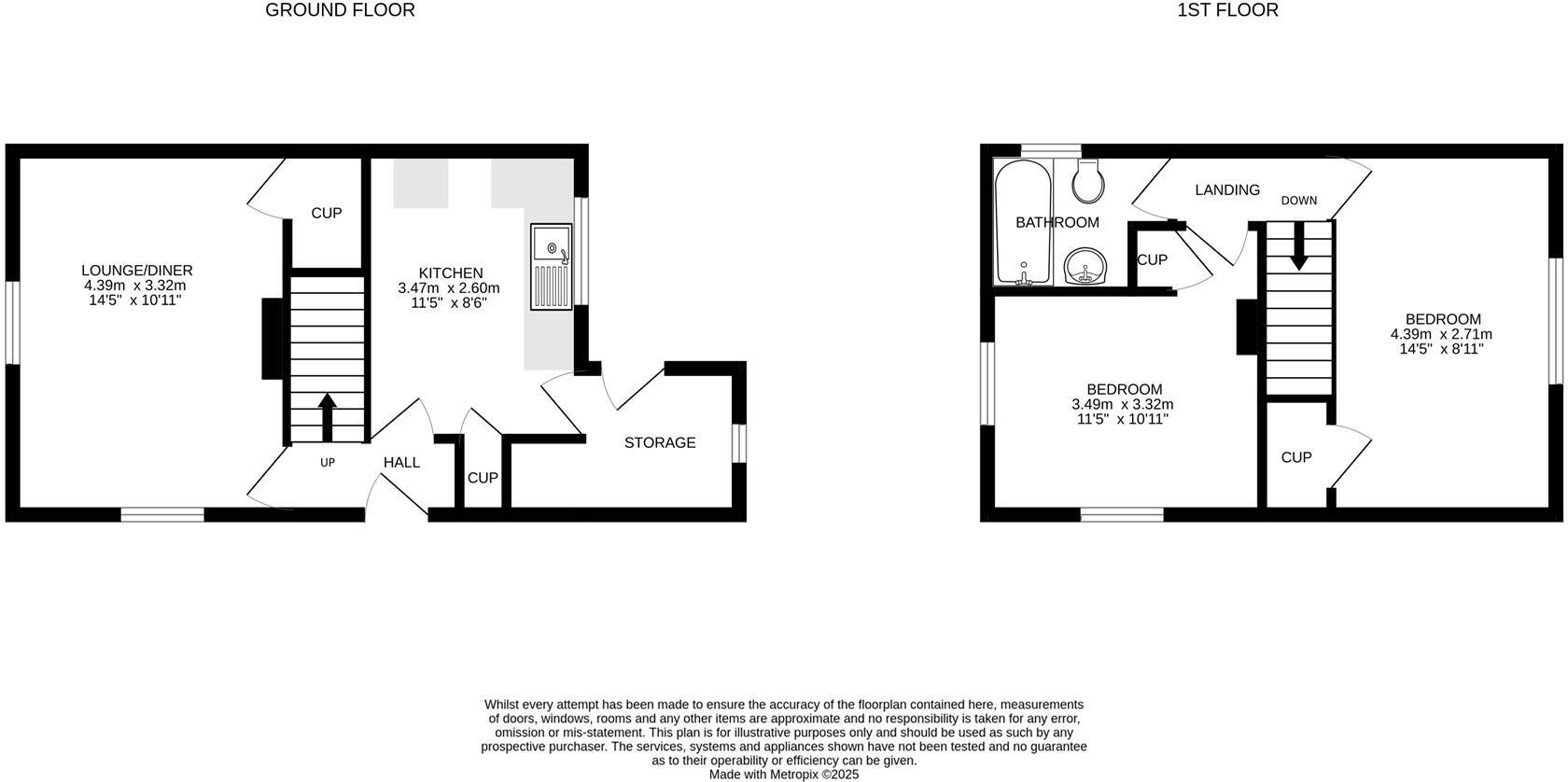 Constantine, Two bed home in village setting floorplan