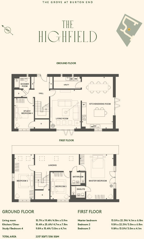 The Grove, Burton End, Stansted, Essex, CM24 floorplan