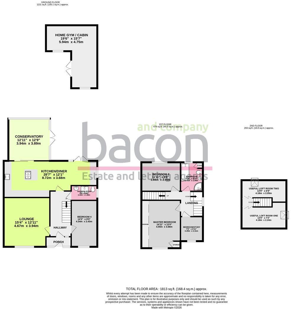 Lavington Road, Broadwater, Worthing, West Sussex, BN14 7SN floorplan