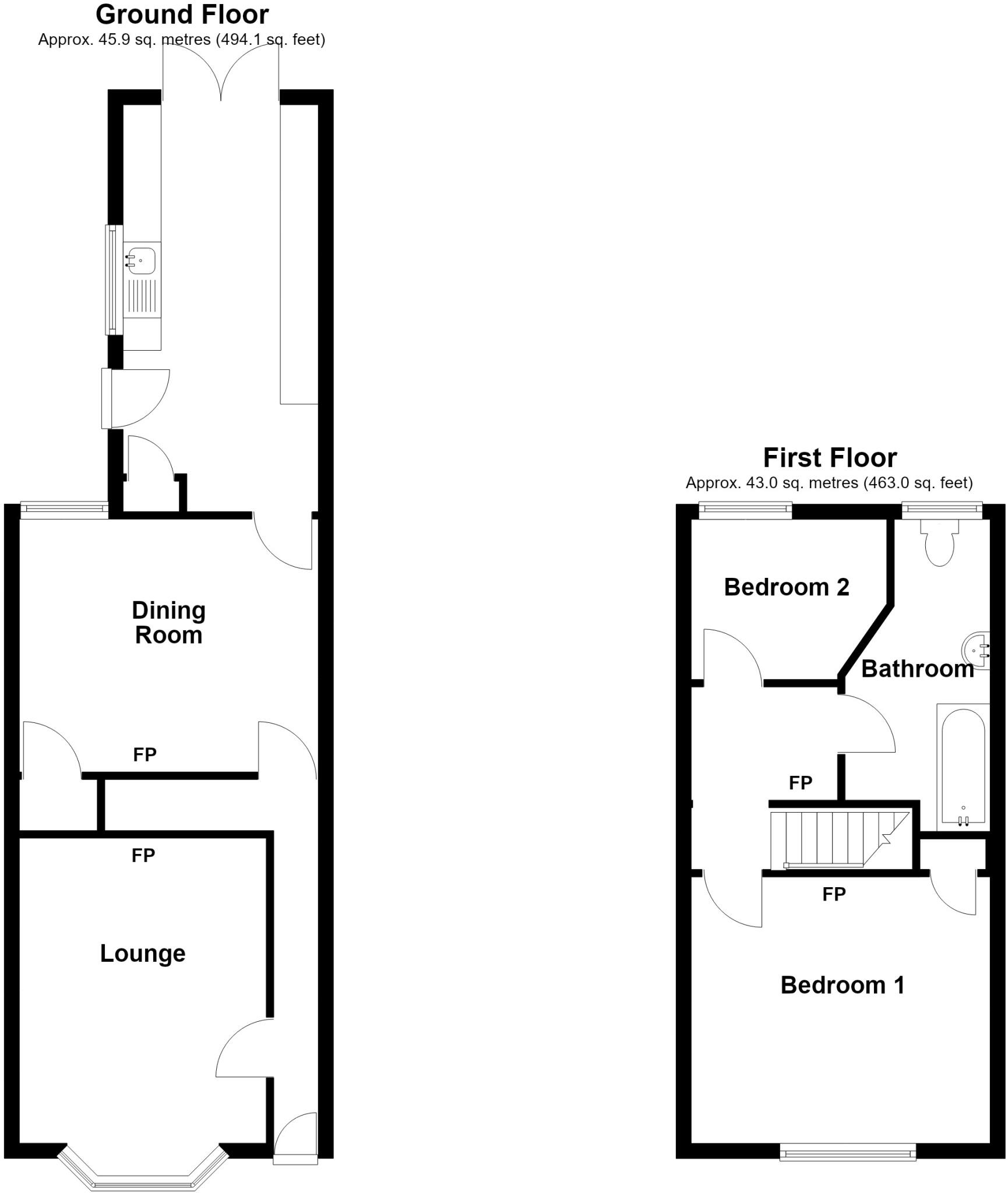 Jessie Road Southsea PO4 floorplan