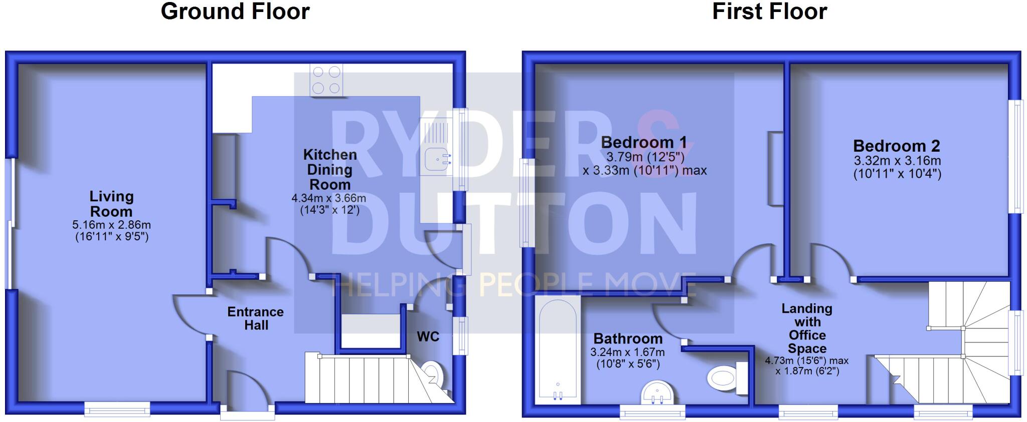 Lea Bank, Rawtenstall, Rossendale, BB4 floorplan