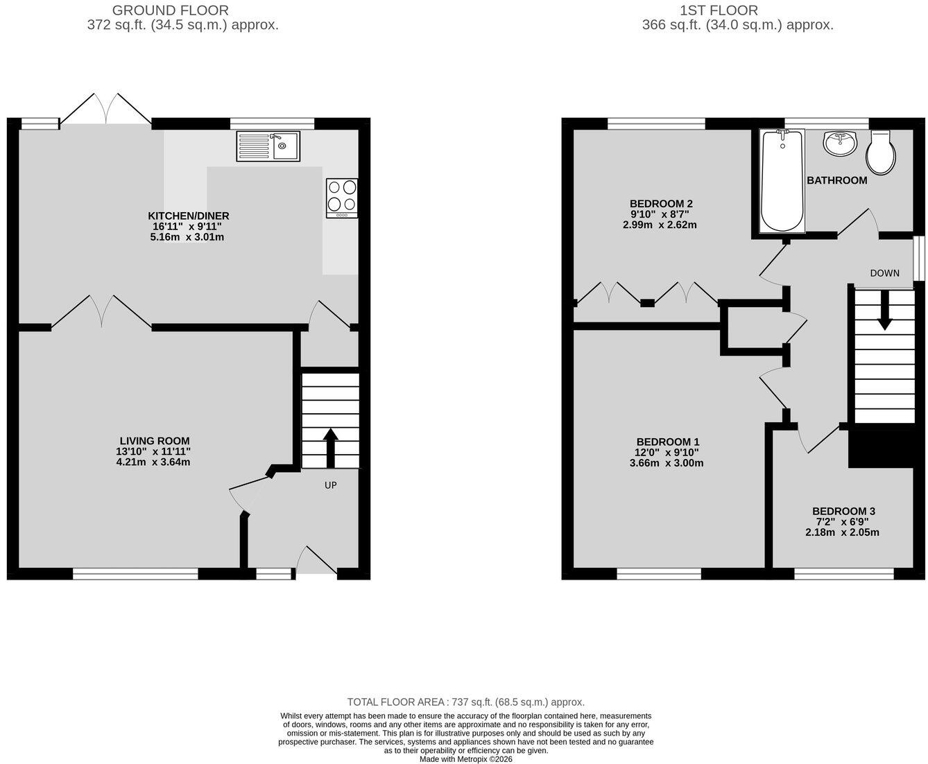 Whimbrel Way, Banbury OX16 9YN floorplan