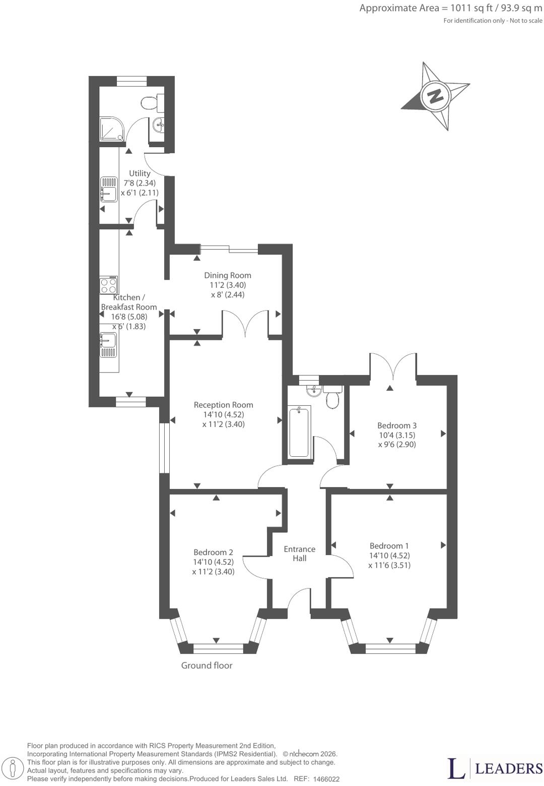 Abbey Crescent, Thorpe-le-Soken, Clacton-on-Sea floorplan