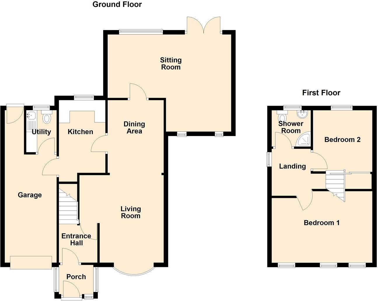 Mill Green, Fordhouses floorplan