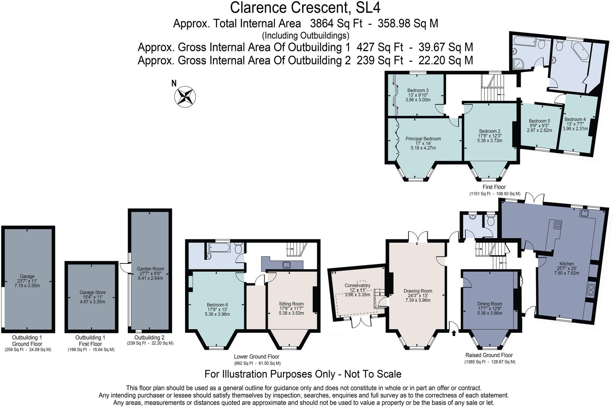 Clarence Crescent, Windsor, Berkshire, SL4 floorplan