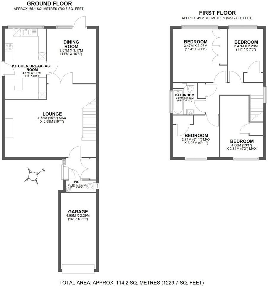 Greenstead, Sawbridgeworth, CM21 floorplan