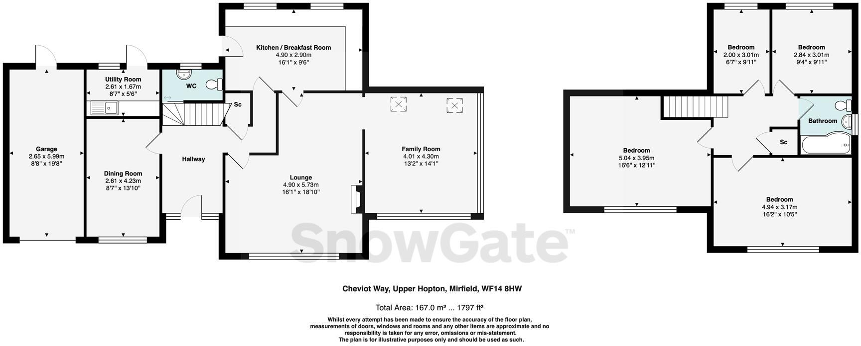 Cheviot Way, Upper Hopton, Mirfield floorplan