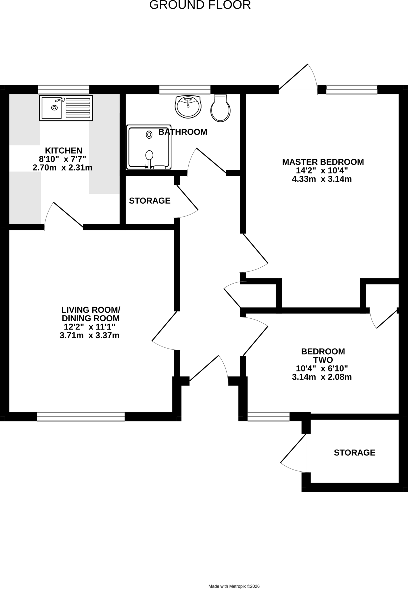 Arncliffe, Bracknell, Berkshire, RG12 floorplan
