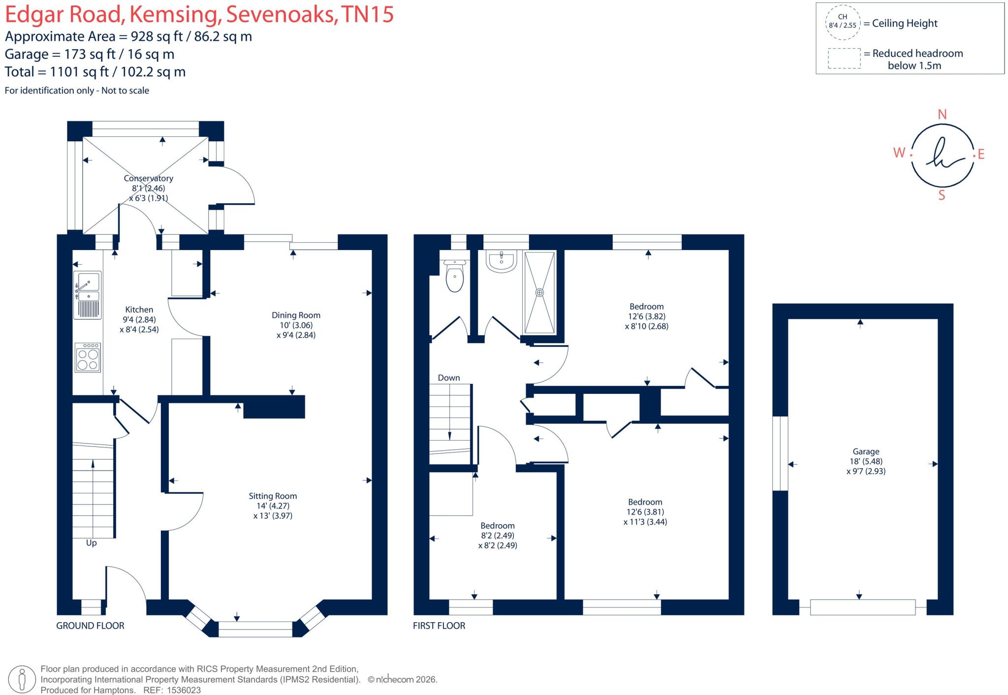 Edgar Road, Sevenoaks, TN15 floorplan