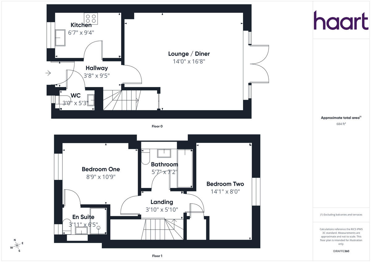 Howell Walk, Witham floorplan
