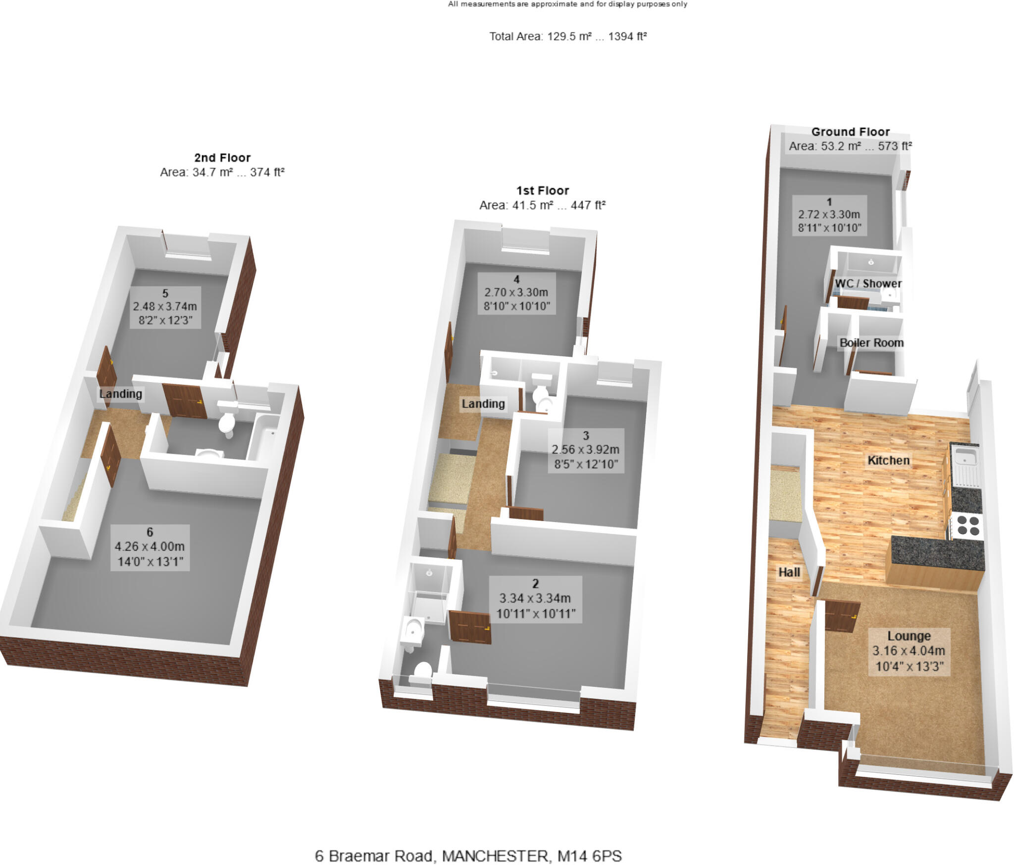 Braemar Road, Fallowfield, Manchester floorplan