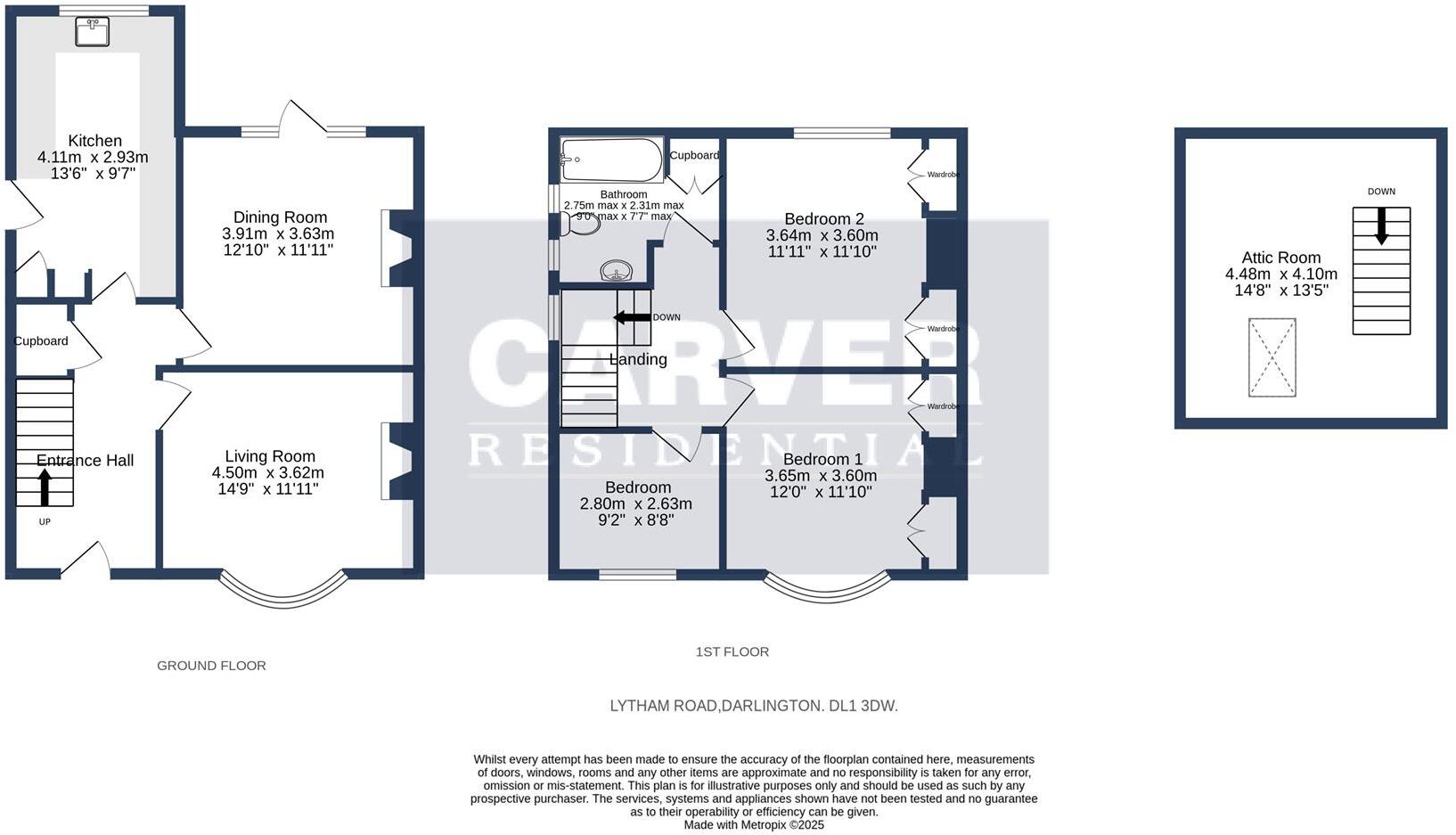 Lytham Road, Darlington floorplan