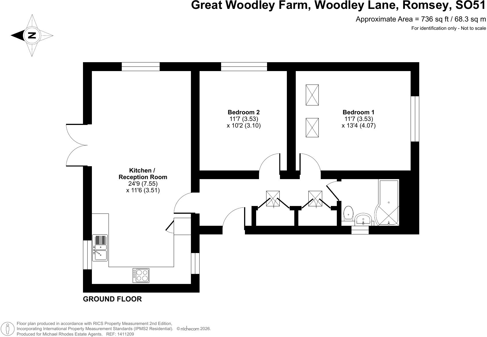 Woodley Lane, Romsey, Hampshire floorplan