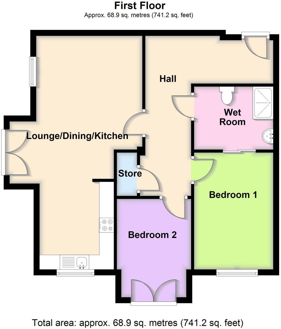 Park Crescent, Hesketh Park, Southport floorplan