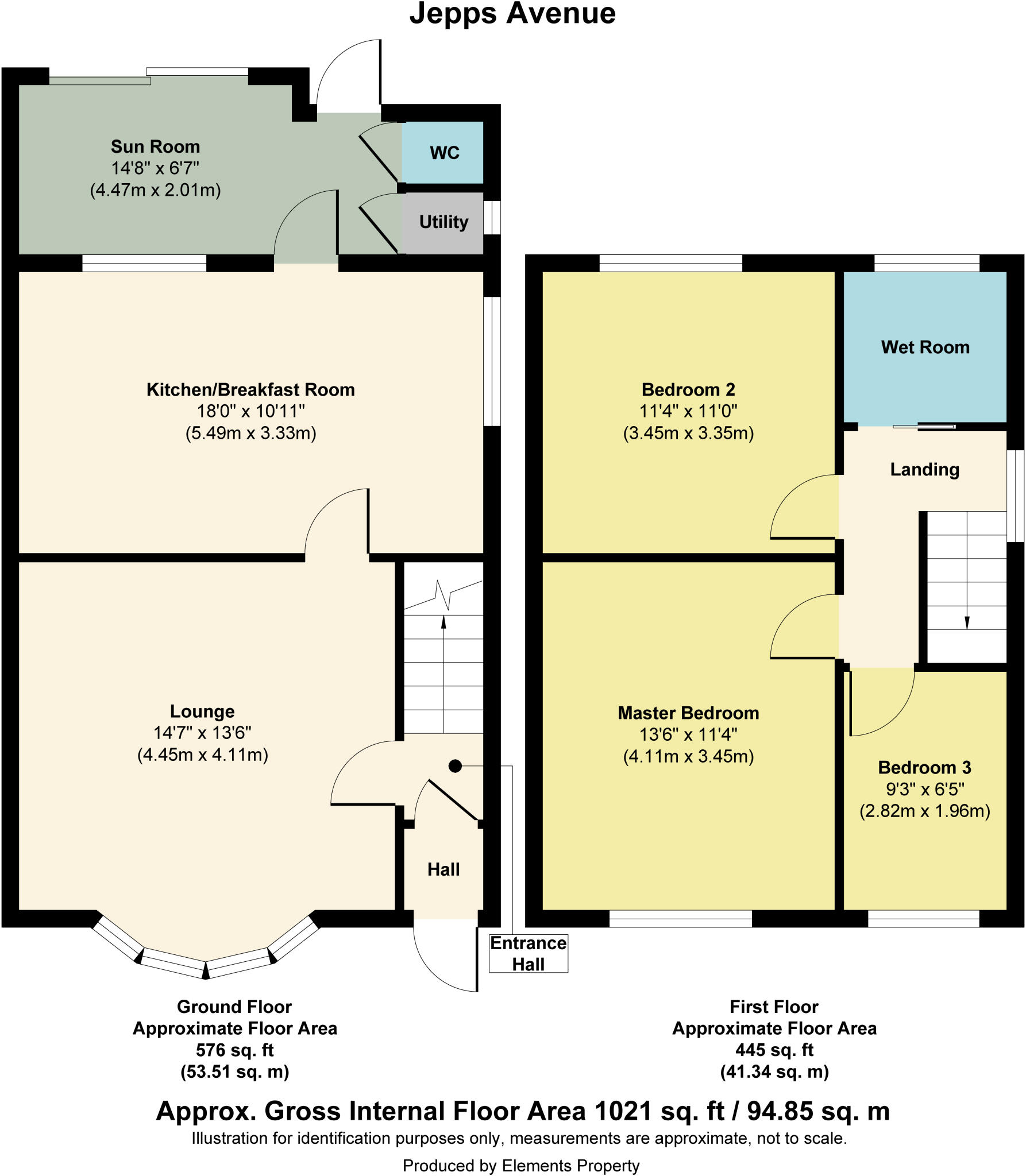 Jepps Avenue Barton, Preston PR3 5AS floorplan