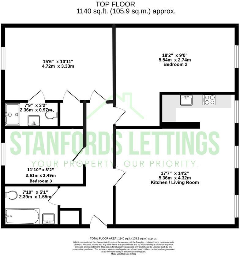 7 Clarence Yard, Brighton, BN1 1GT floorplan
