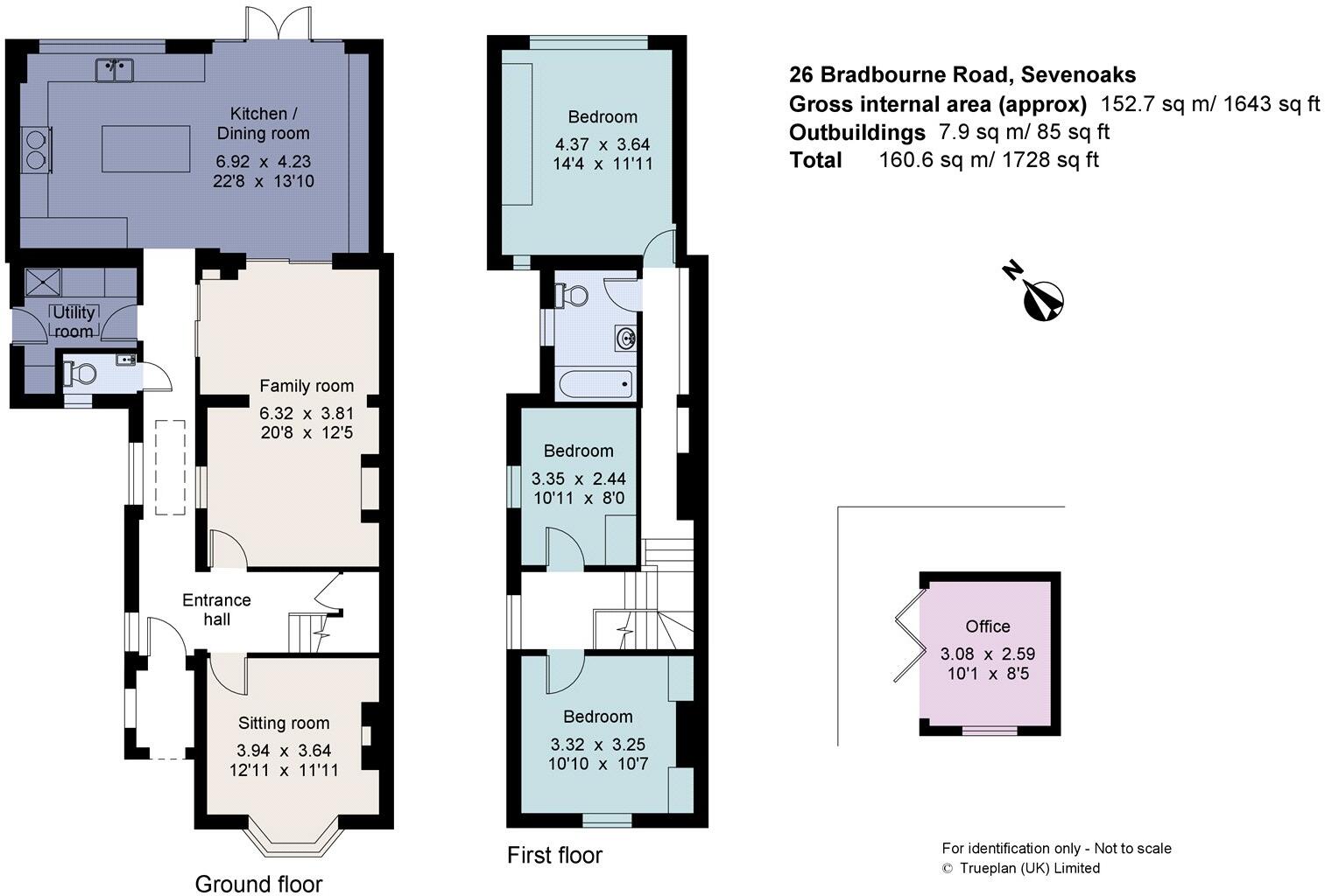 Bradbourne Road, Sevenoaks, Kent, TN13 floorplan