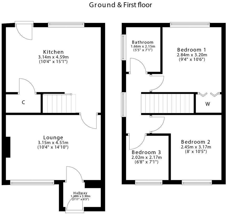 Woodlands Court, Alexandria floorplan