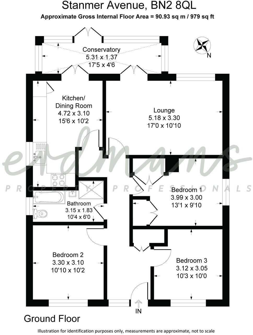 Stanmer Avenue, Saltdean, BN2 floorplan
