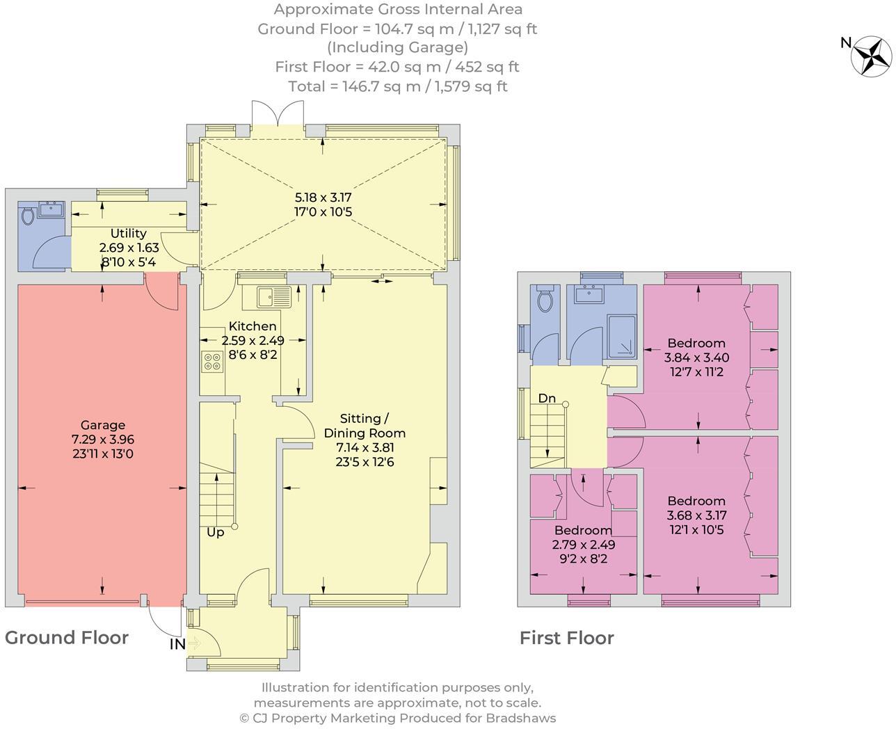 Cranbrook Drive, Luton floorplan
