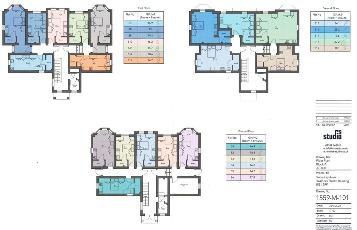 Block A, Charndon Close, Reading floorplan