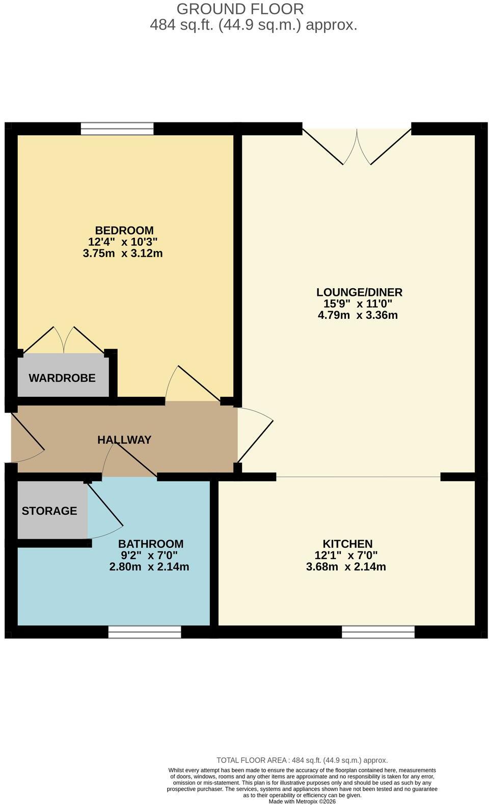 Tainter Close, Rugby, CV21 floorplan