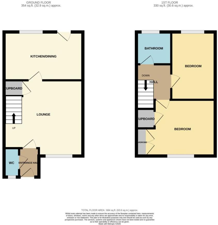 98 Lochranza Crescent, Cairnhill, Airdrie ML6 9FD floorplan