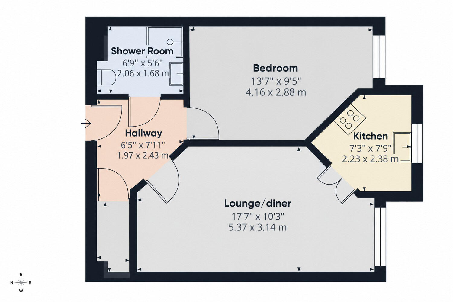 Parkside Court, Kings Road, Herne Bay, CT6 5RP floorplan