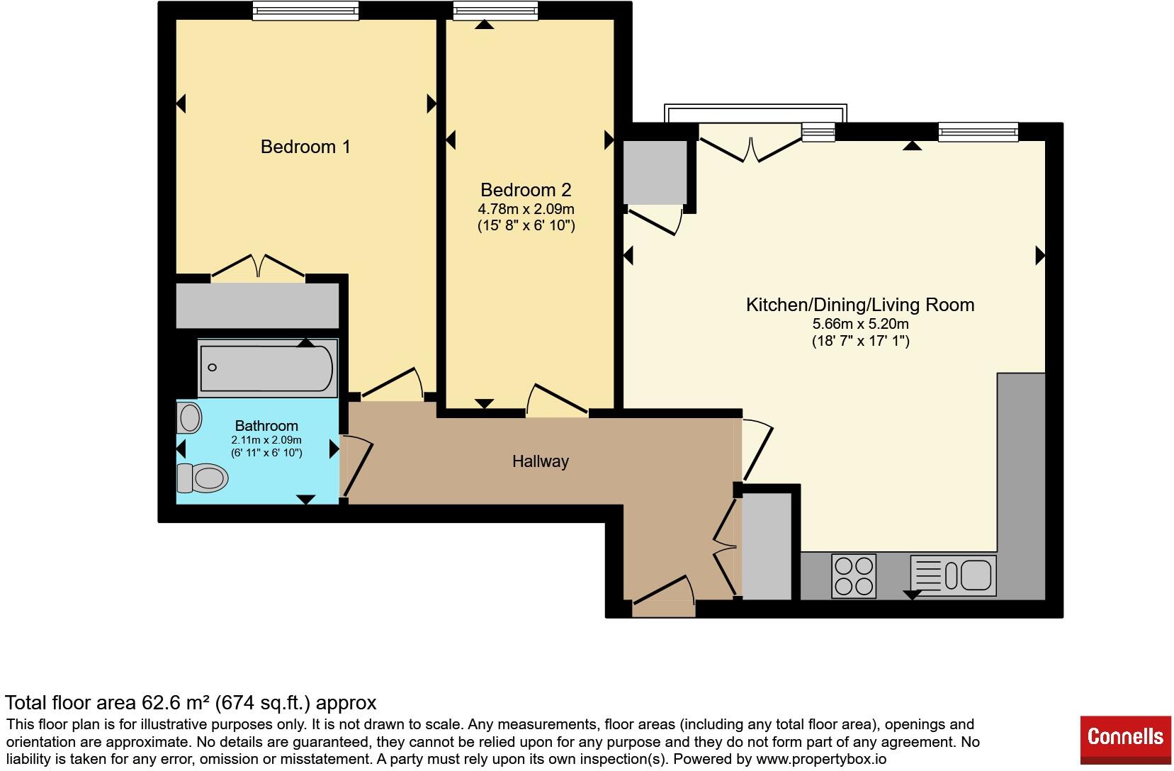 Nailsworth Crescent, Merstham, Redhill floorplan