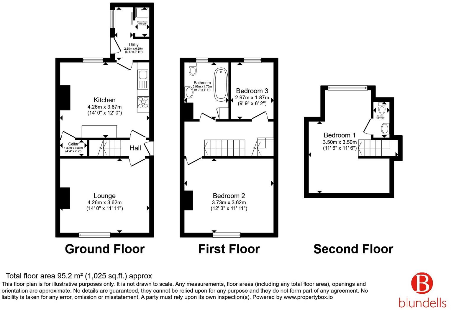 Cross Lane, Sheffield, S10 floorplan