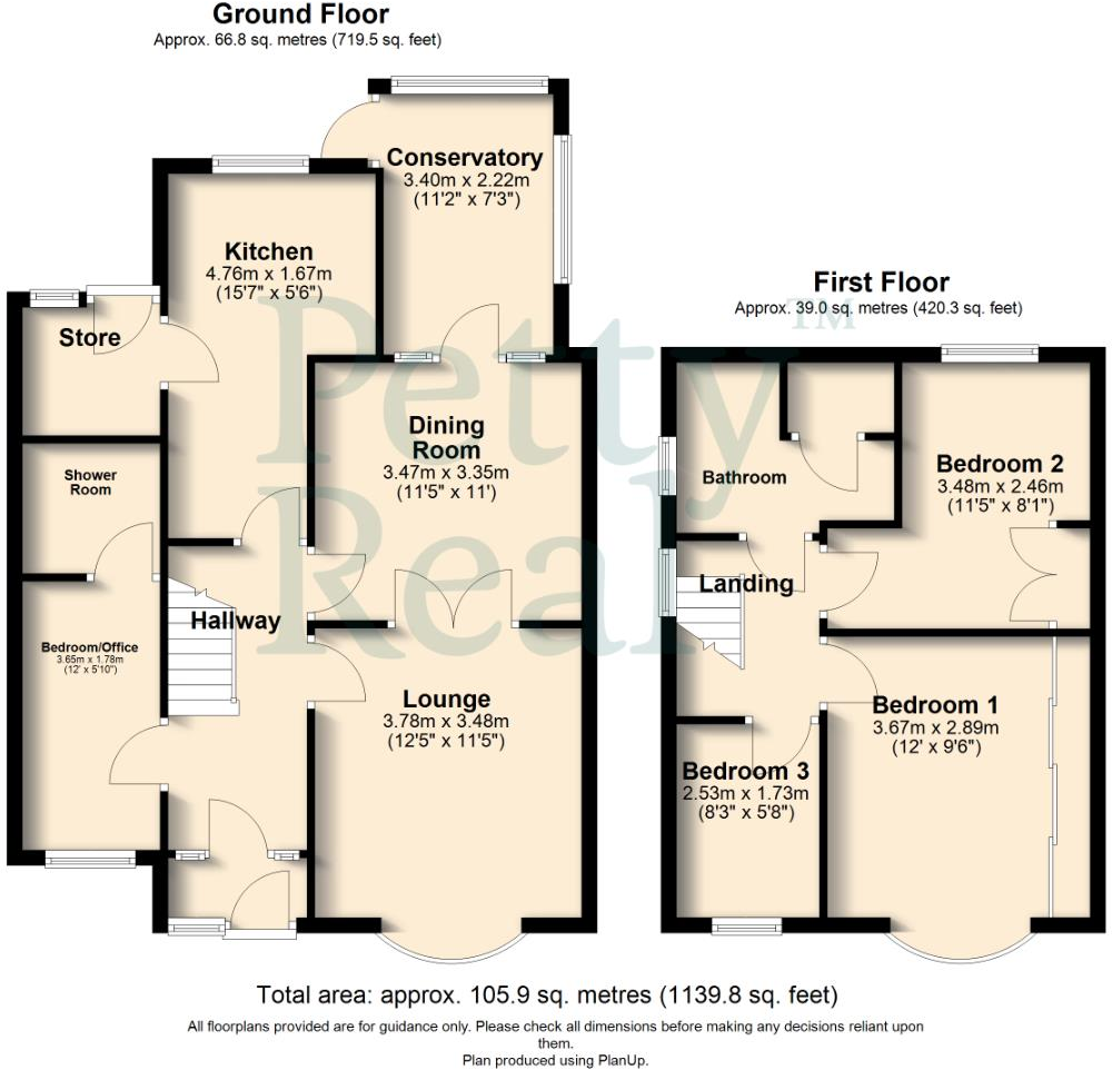 Castle Road, Colne floorplan