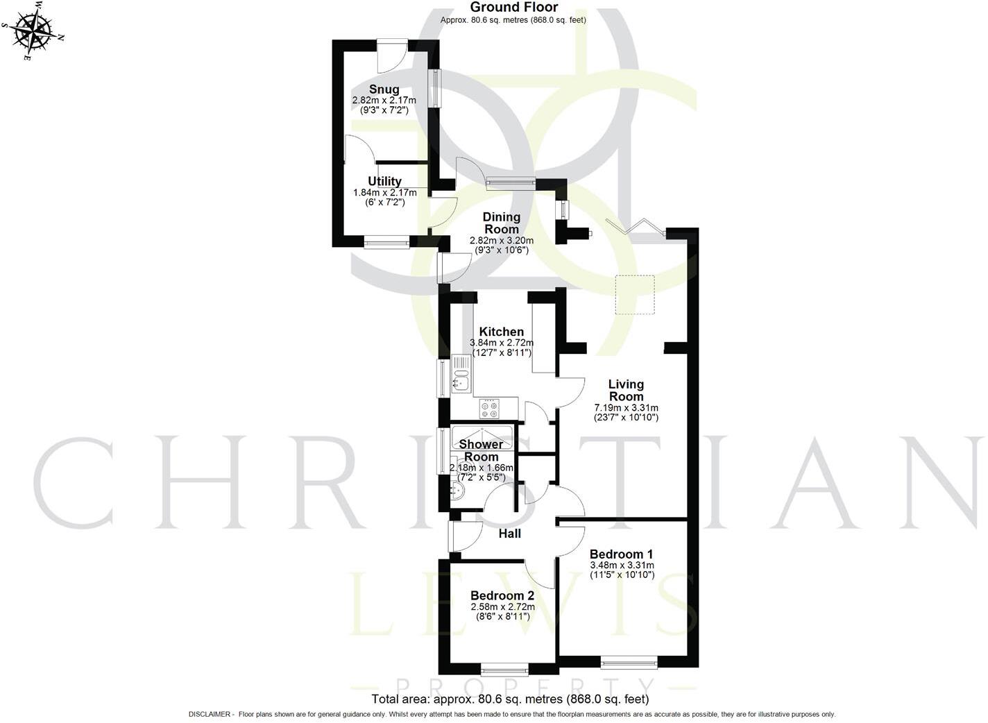 Merrybrook, Evesham floorplan