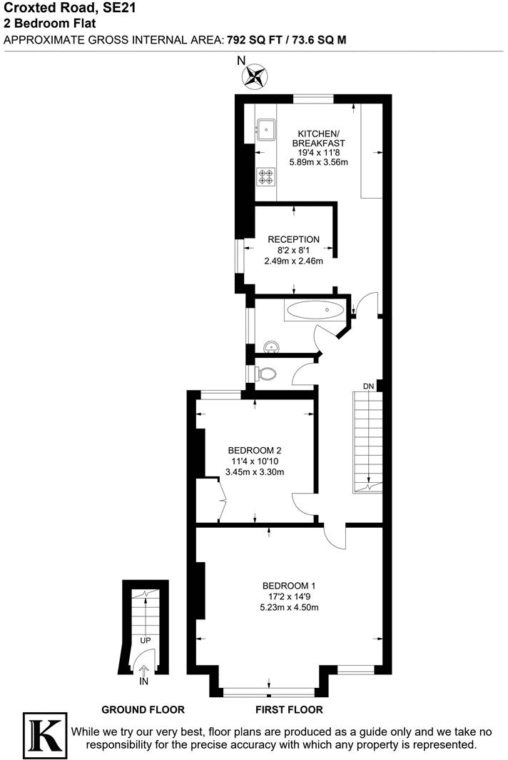 Croxted Road, SE21 floorplan
