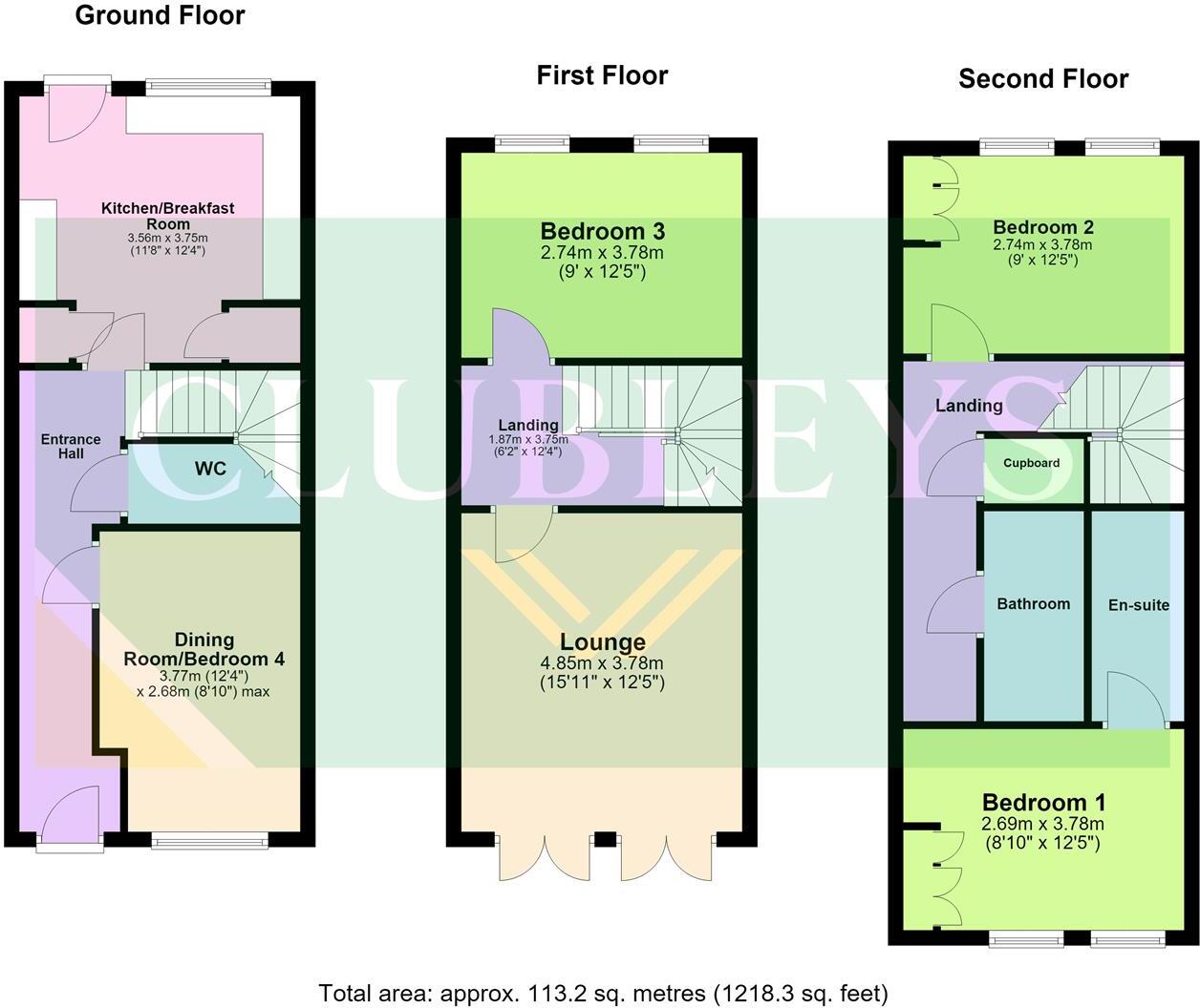 Stubbs Close, Brough floorplan