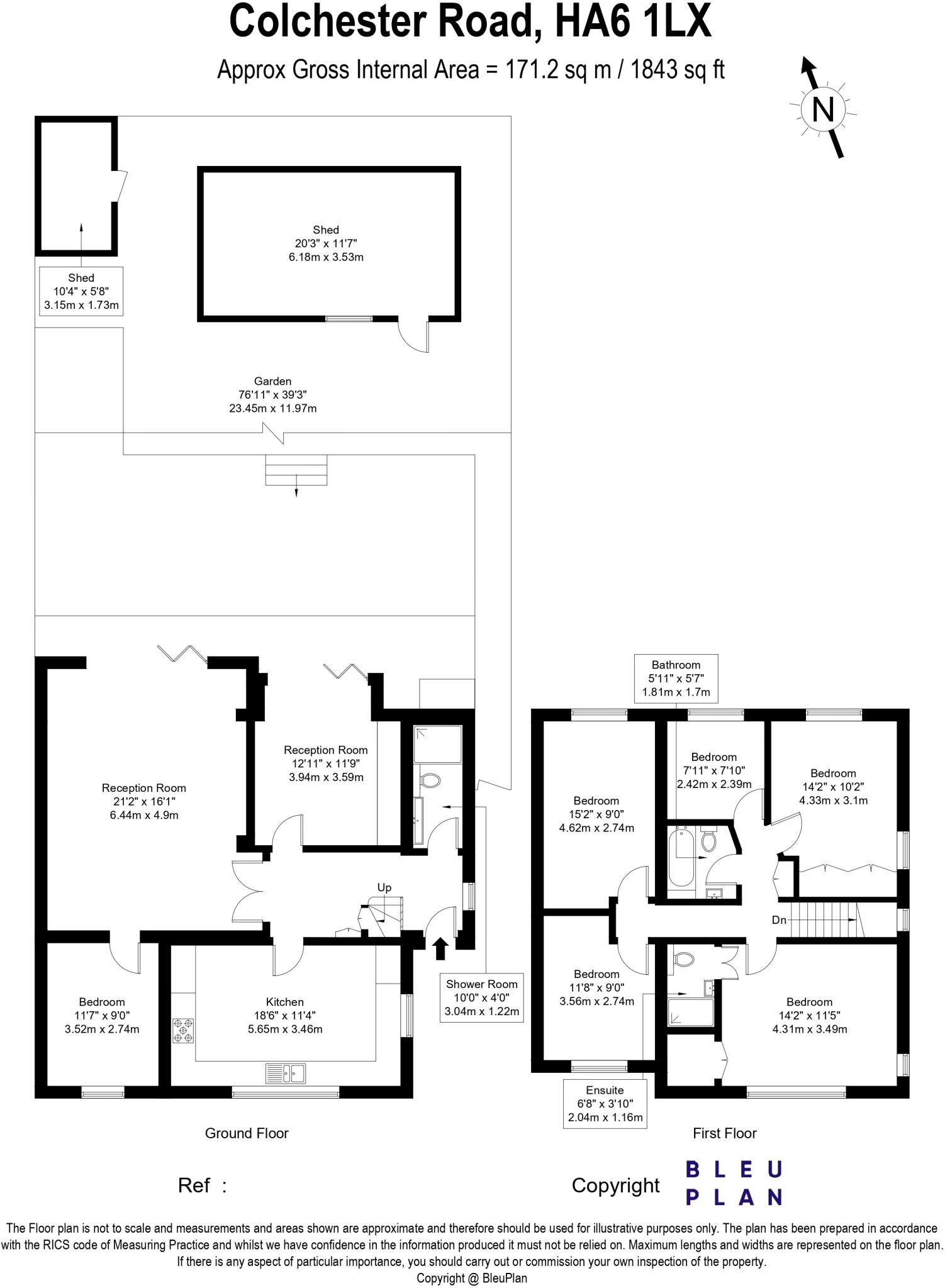 Colchester Road, Northwood floorplan