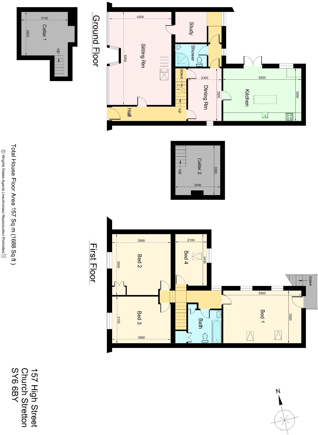 57, High Street, Church Stretton, Shropshire, SY6 floorplan