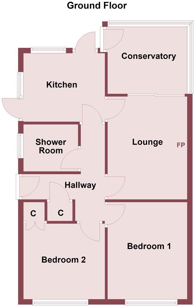 The Priory, Neston floorplan