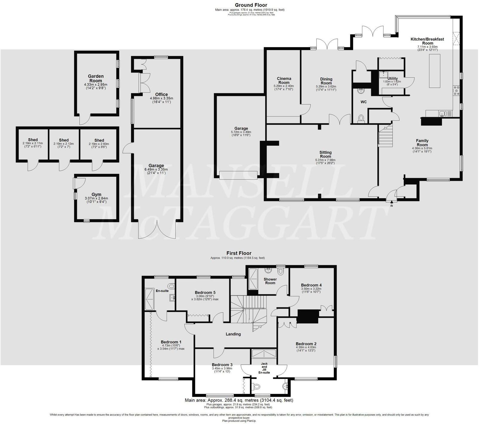 Yew Lane, East Grinstead, RH19 floorplan