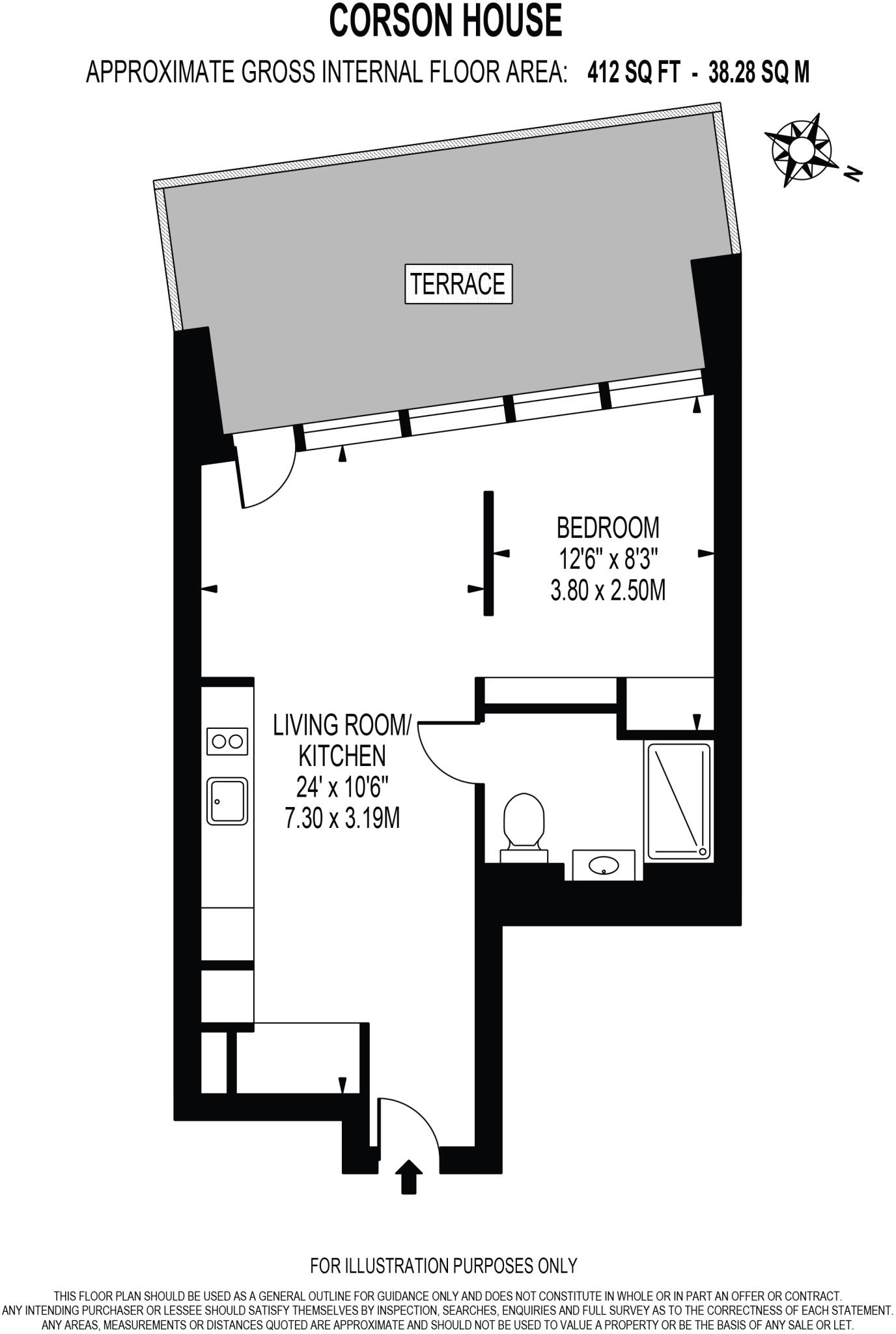 Corson House, 157 City Island Way, E14 floorplan