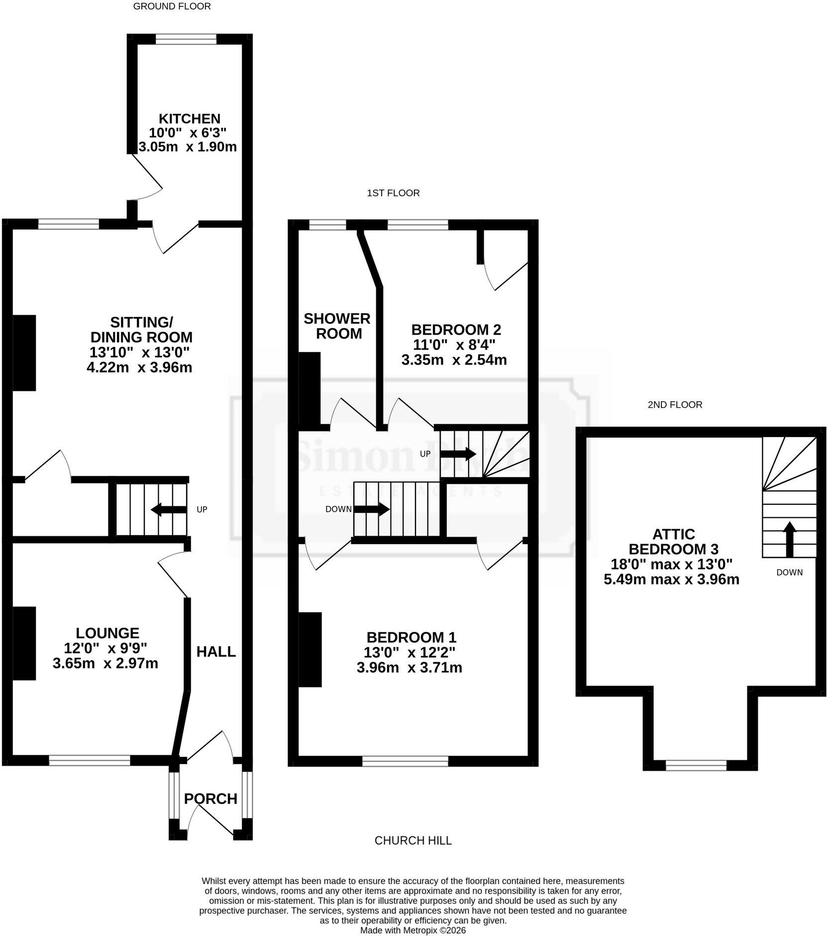 Church Hill, Royston, S71 floorplan