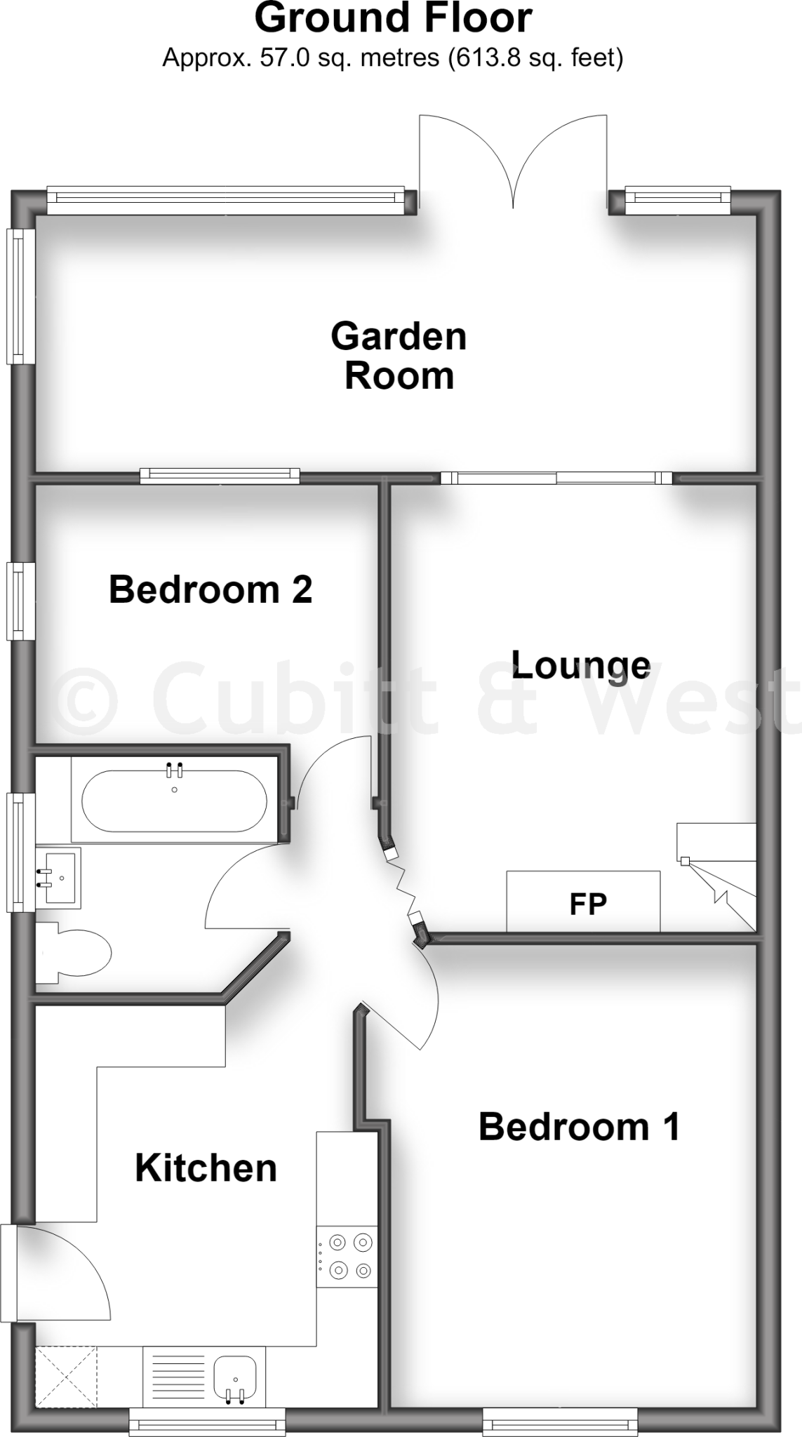 North Crescent, Hayling Island, Hampshire floorplan
