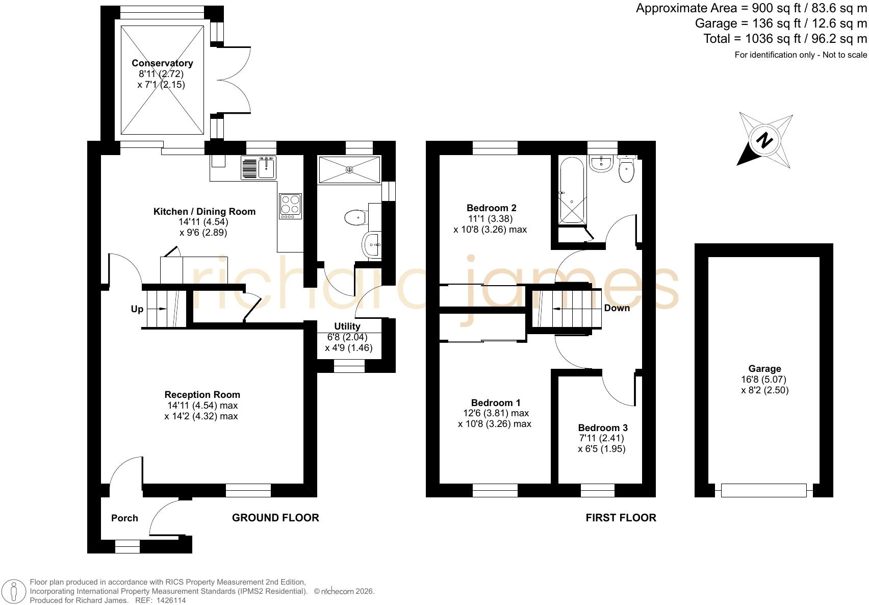 Fuller Close, Kingsdown, Swindon, SN2 floorplan