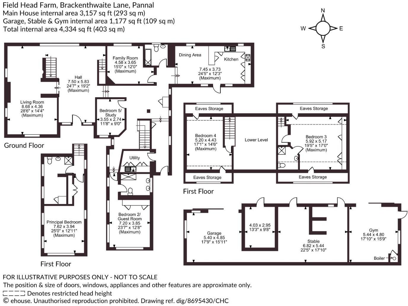 Brackenthwaite Lane, Pannal, Harrogate floorplan