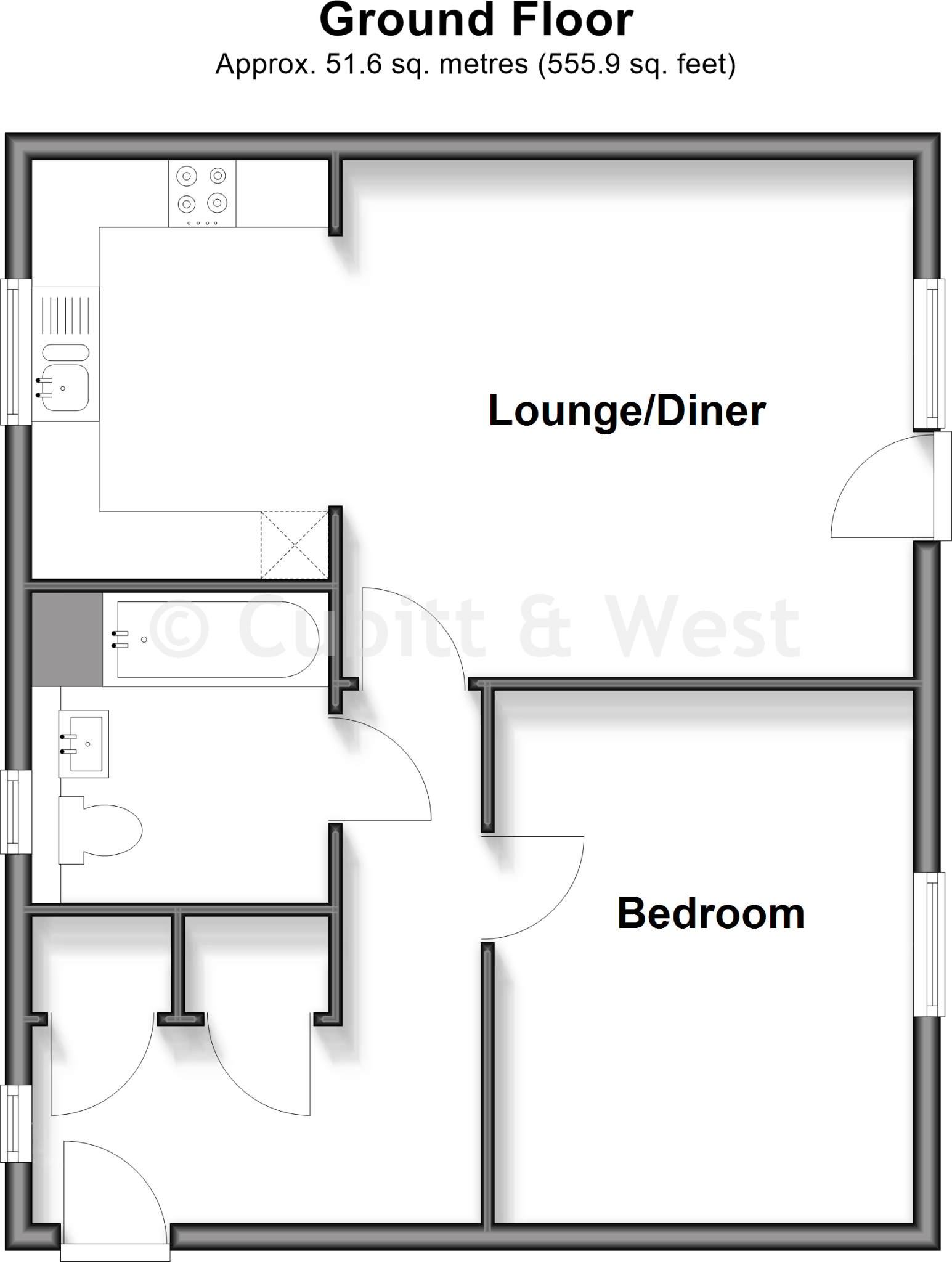 Drovers House, Drovers Lane, West Broyle, Chichester, West Sussex floorplan