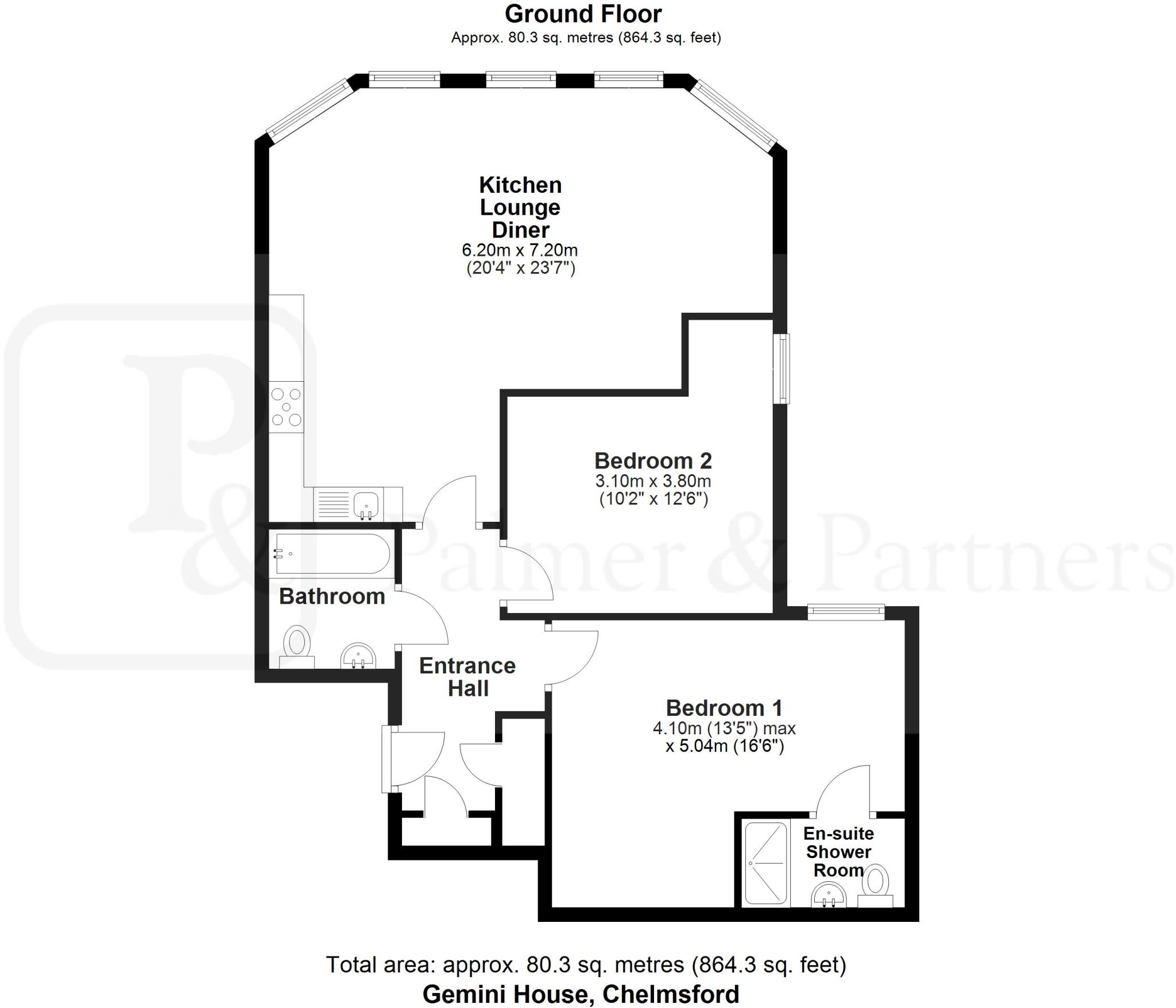 New London Road, Chelmsford, Essex, CM2 floorplan