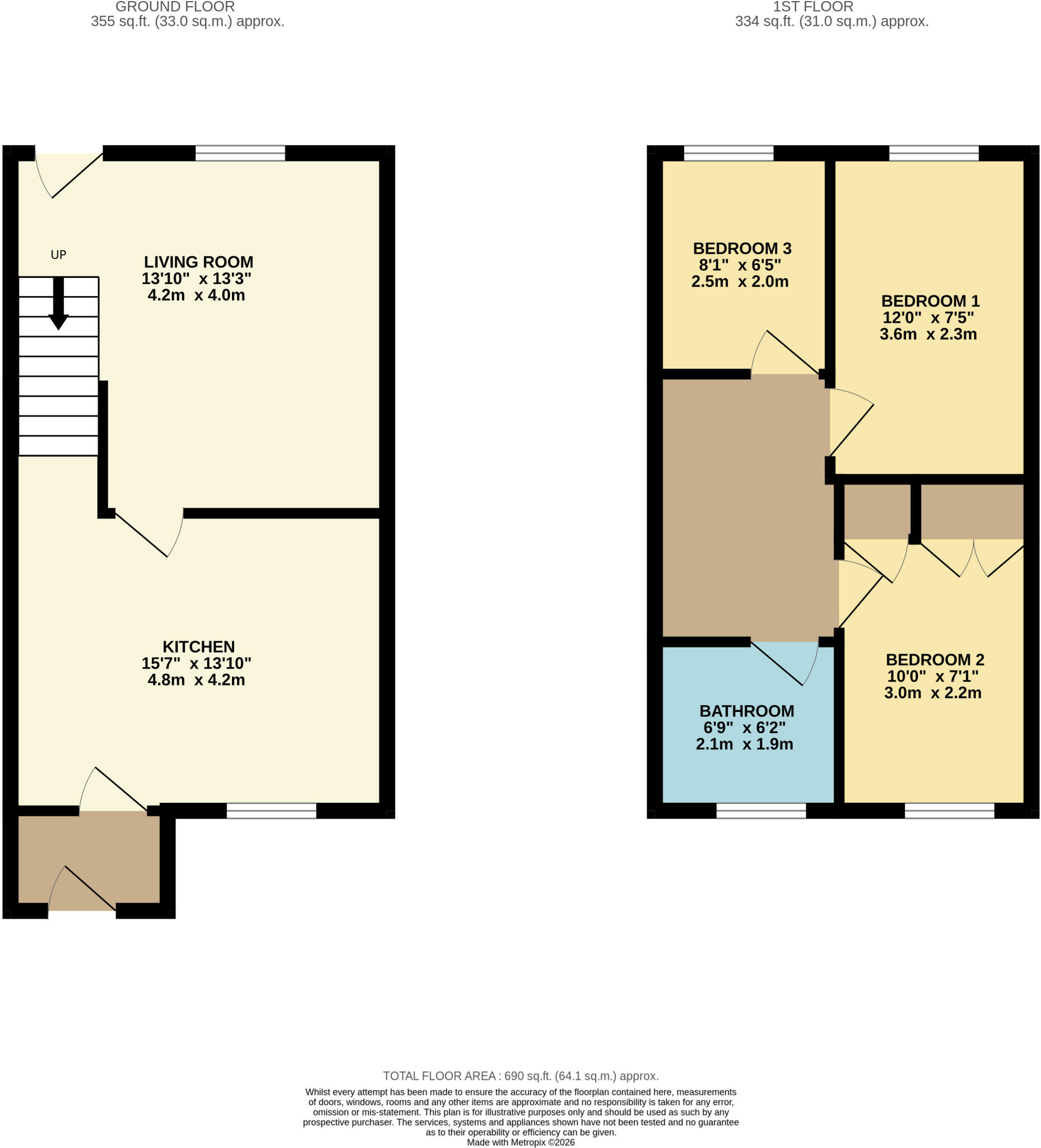 Red Hall Chase, Leeds, West Yorkshire, LS14 floorplan