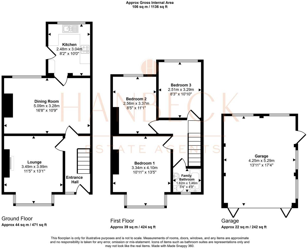 Etherington Drive, Hull floorplan