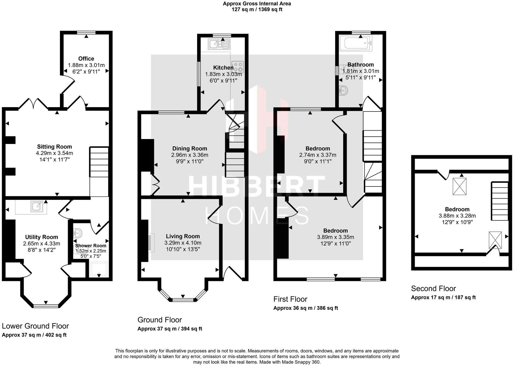 Thorn Grove, Sale floorplan