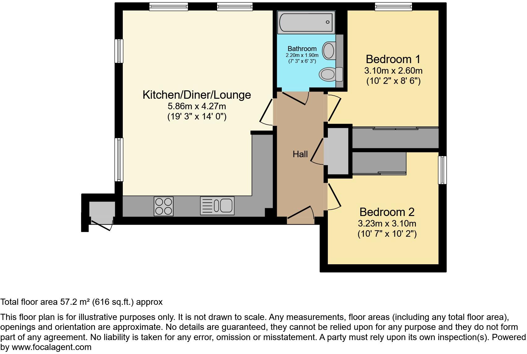 Quinn Square, Manchester, M43 floorplan